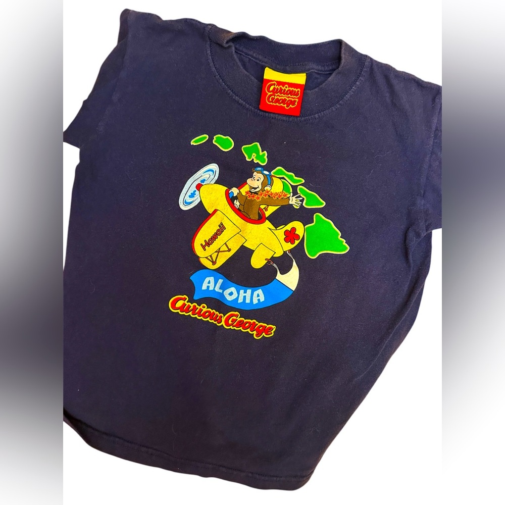 Curious George Aloha T Kids Size Small